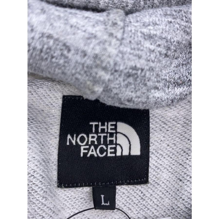 THE NORTH FACE◆SQUARE LOGO HOODIE_スクエアロゴフーディ/L/ポリエステル/GRY｜ssol-shopping｜03