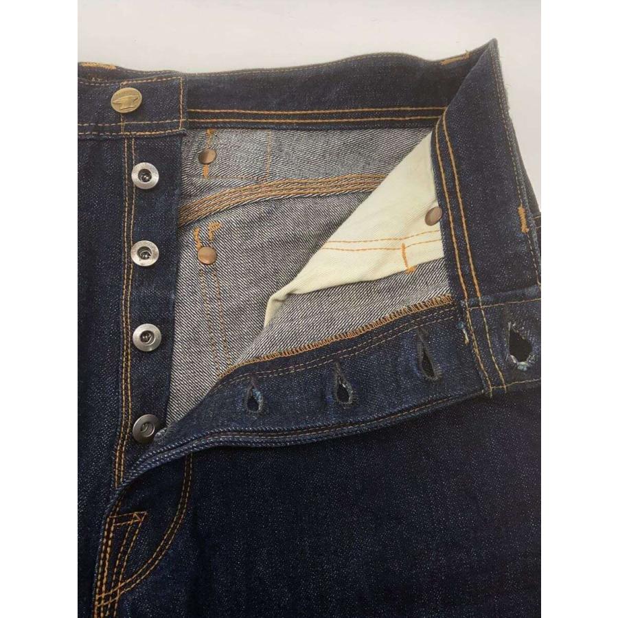 AtLast&Co.◇14OZ/シンチバック/濃紺/赤耳ストレートパンツ/34/デニム 