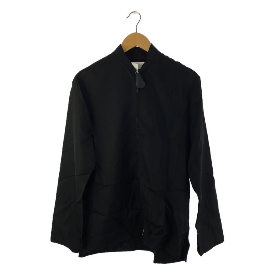 JIL SANDER◇ブルゾン/34/レーヨン/BLK : セカンドストリートYahoo!店