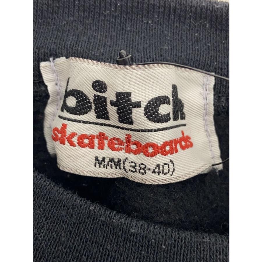 bitch skateboards◇スウェット/M/コットン/BLK// : セカンド