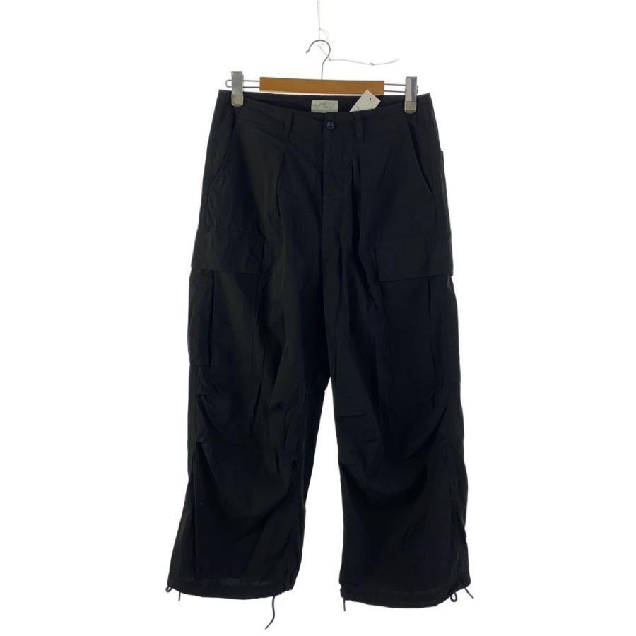 HERILL / カーゴパンツ/--/コットン/BLK/25-030-HL-8160-10 HERILL◇カーゴパンツ/2/コットン/BLK/無地/25-030-HL-8160-10