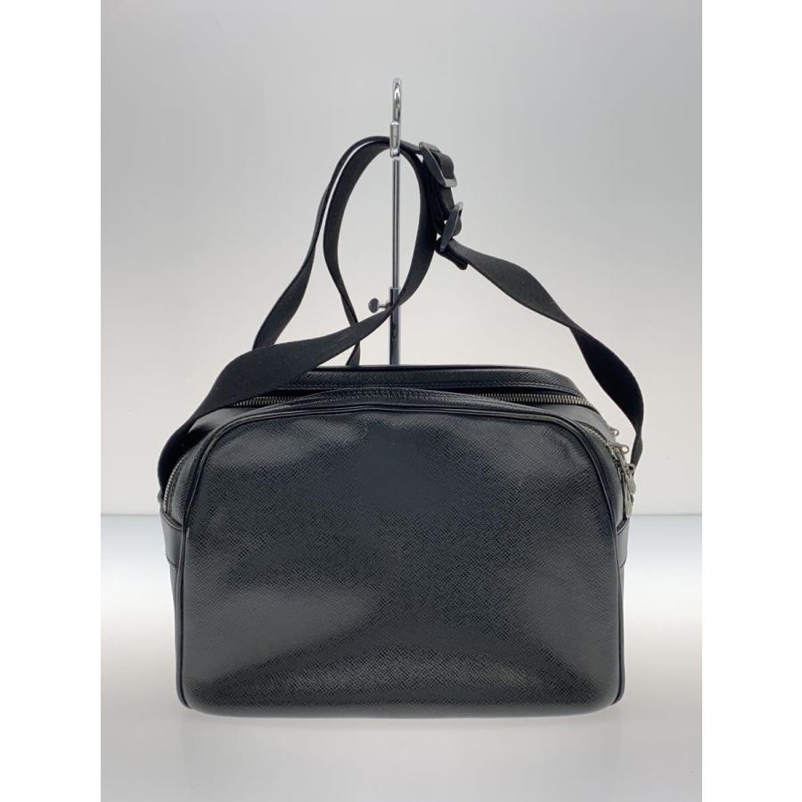 LOUIS VUITTON◆リポーター_タイガ/レザー/BLK/無地//_2