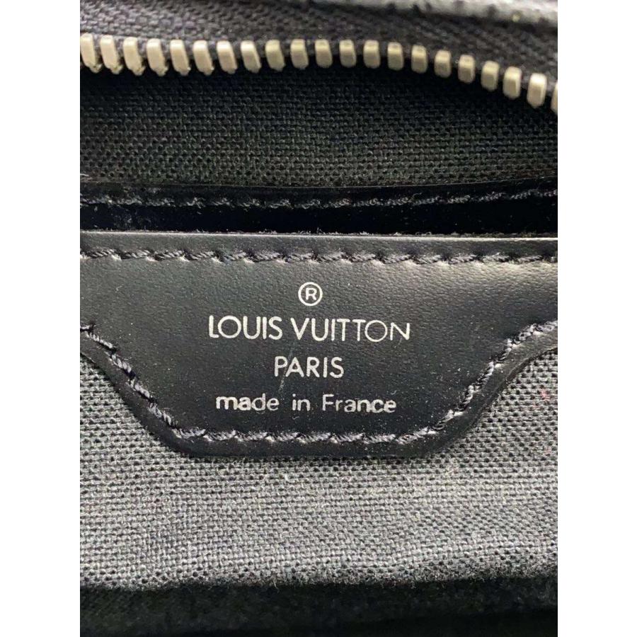 LOUIS VUITTON◆リポーター_タイガ/レザー/BLK/無地//_4