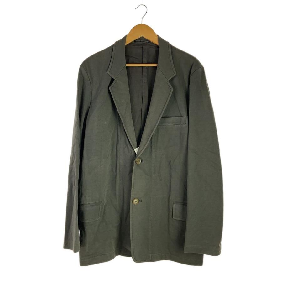 yohji yamamoto POUR HOMME◇テーラードジャケット/3/コットン/GRY/HB