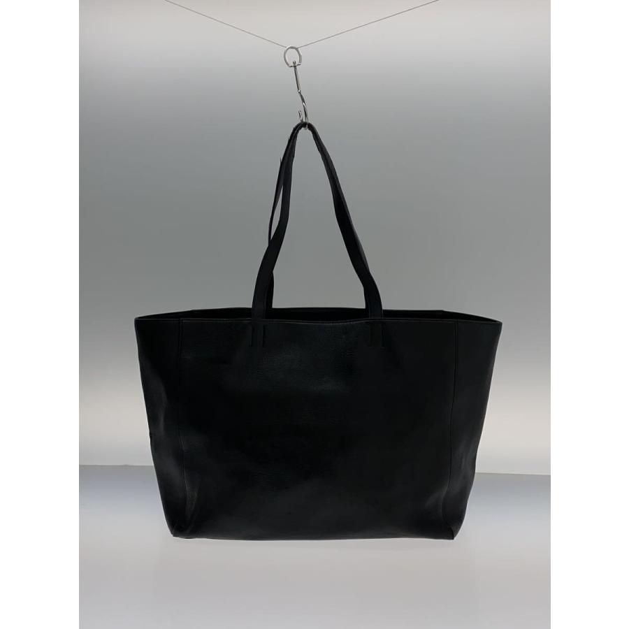 BALENCIAGA◇トートバッグ/レザー/BLK/無地/618284・1000・S・002123