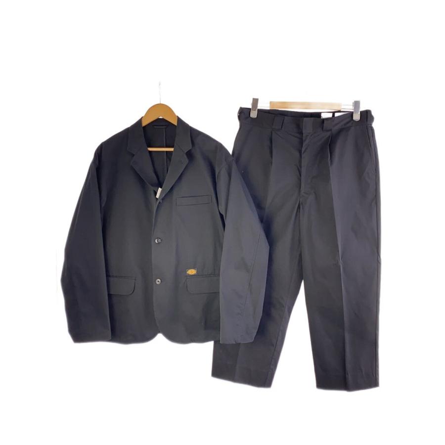 DICKIES◇セットアップ/XL/ポリエステル/BLK/無地/251M10BM01