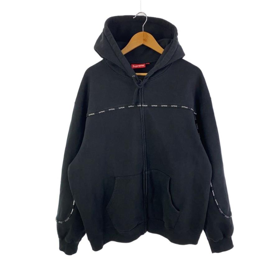 Supreme◇ジップパーカー/XXL/コットン/BLK : セカンドストリートYahoo