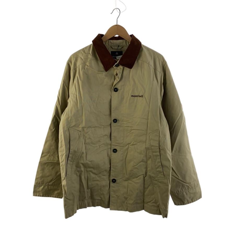 mont-bell◇キャンバスカントリー ダウンジャケット/XL/コットン/BEG