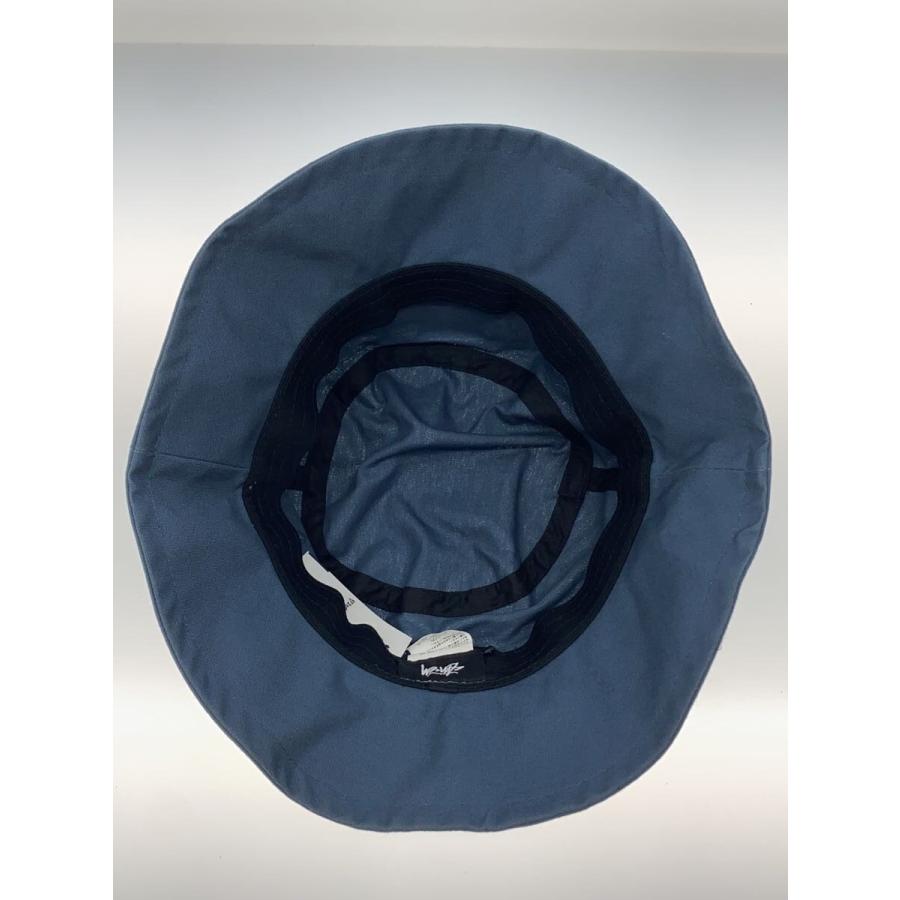 STUSSY◇バケットハット/L/コットン/NVY/メンズ 90s OLD Stussy