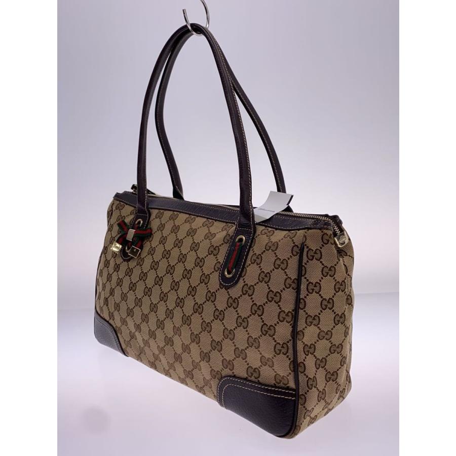 GUCCI トートバック　GG柄 GUCCI◇トートバッグ/キャンバス/BRW/総柄/177052 【公式通販】