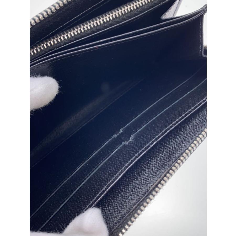 LOUIS VUITTON◇ジッピー・ウォレット_エピ/エナメル/BLK/メンズ