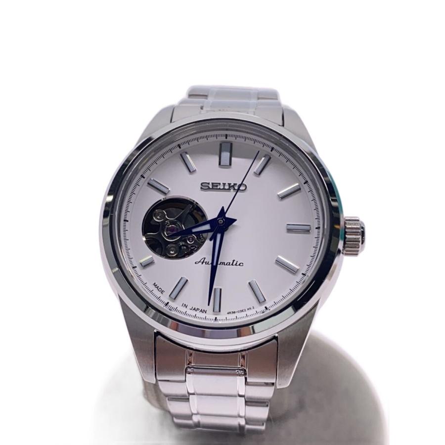 SEIKO◇自動巻腕時計/アナログ/--/SLV/SLV/4R38-02C0// : セカンド