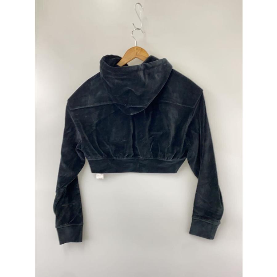 Alexander Wang◇ショート丈/ジップパーカー/S/コットン/BLK