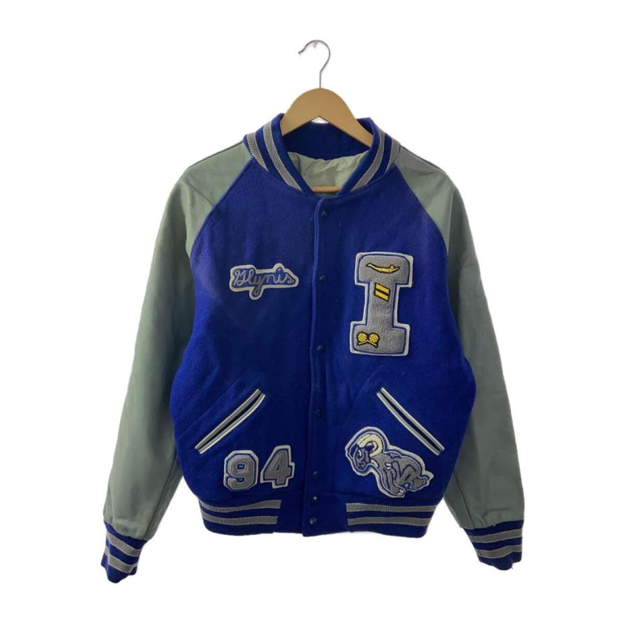 TM ATHLETICS◇スタジャン/44/ウール/BLU : 2329041837658 : セカンド 