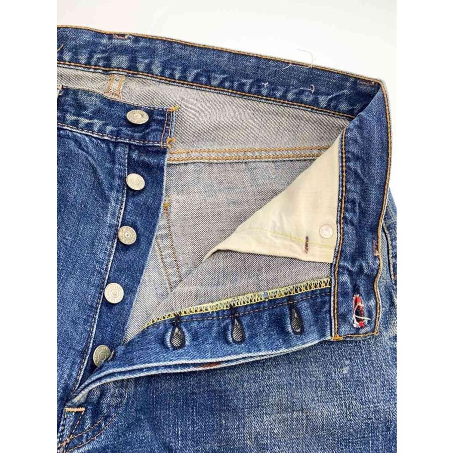 Levi’s◆60s/501/BIGE/カットオフ/ボタン裏6/足長R/ウエストチェーン平行