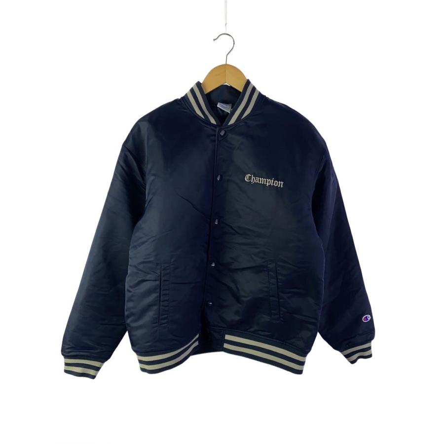 Champion◇スタジャン/L/ナイロン/NVY/C3-U613 : セカンドストリート
