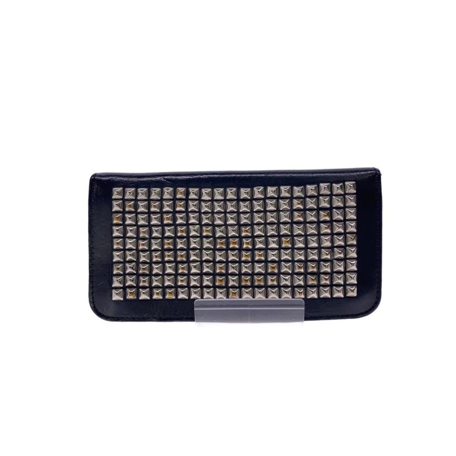 hollywood trading company(HTC)◇長財布/レザー/BLK/メンズ