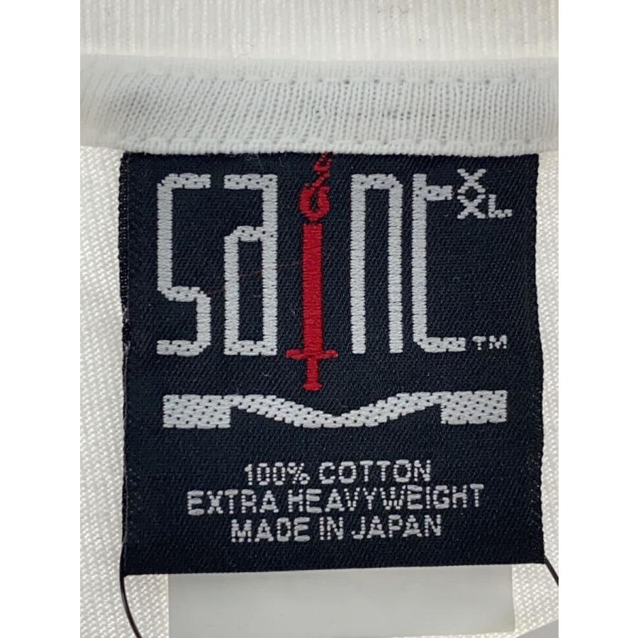 SAINT michael 100%コットン Tシャツ XL SAINT MICHAEL◇長袖Tシャツ/XXL/コットン/WHT/SM-YS8-0000-020
