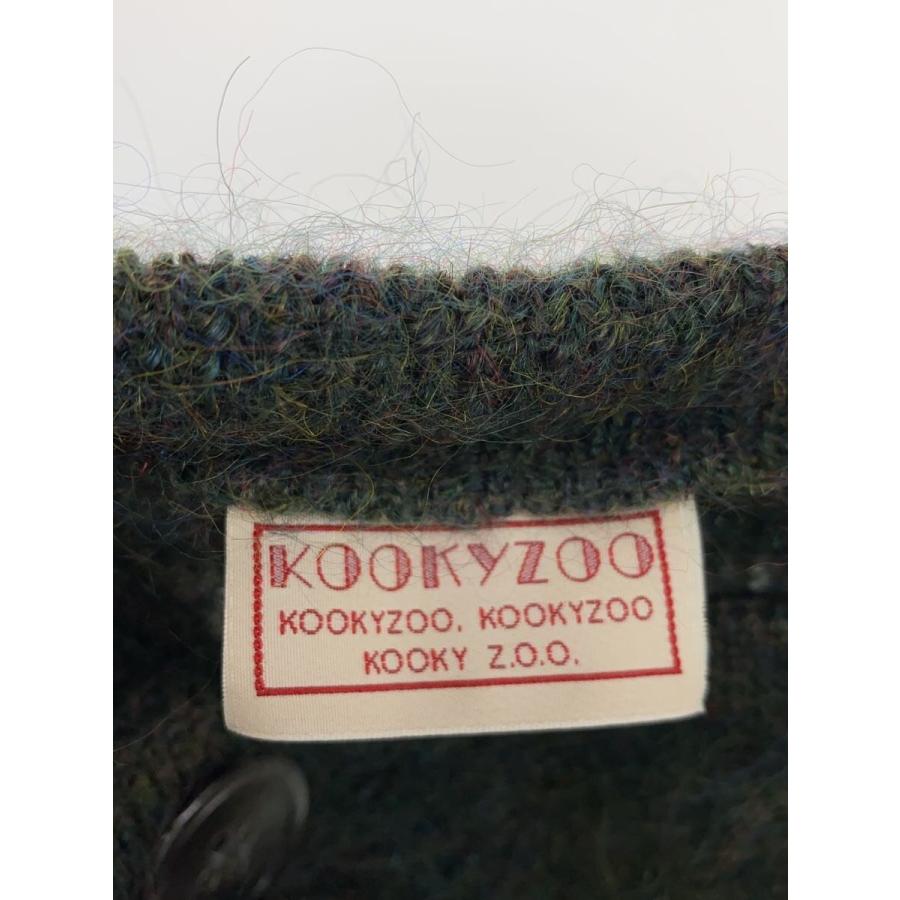 KOOKY ZOO◆カーディガン(厚手)/48/モヘア/GRN/J0063//_2