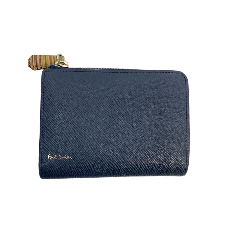 Paul Smith◇2つ折り財布/牛革/ネイビー/メンズ/200-2301/ポールスミス