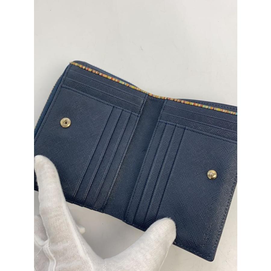 Paul Smith◇2つ折り財布/牛革/ネイビー/メンズ/200-2301/ポールスミス