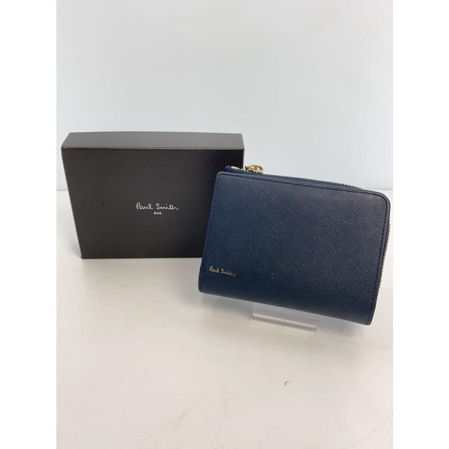 Paul Smith◇2つ折り財布/牛革/ネイビー/メンズ/200-2301/ポールスミス