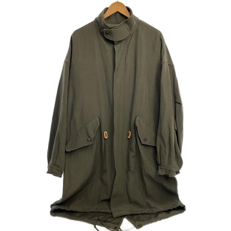 marka◇モッズコート/3/MODS PARKA - wool×linen backsatin/M22C