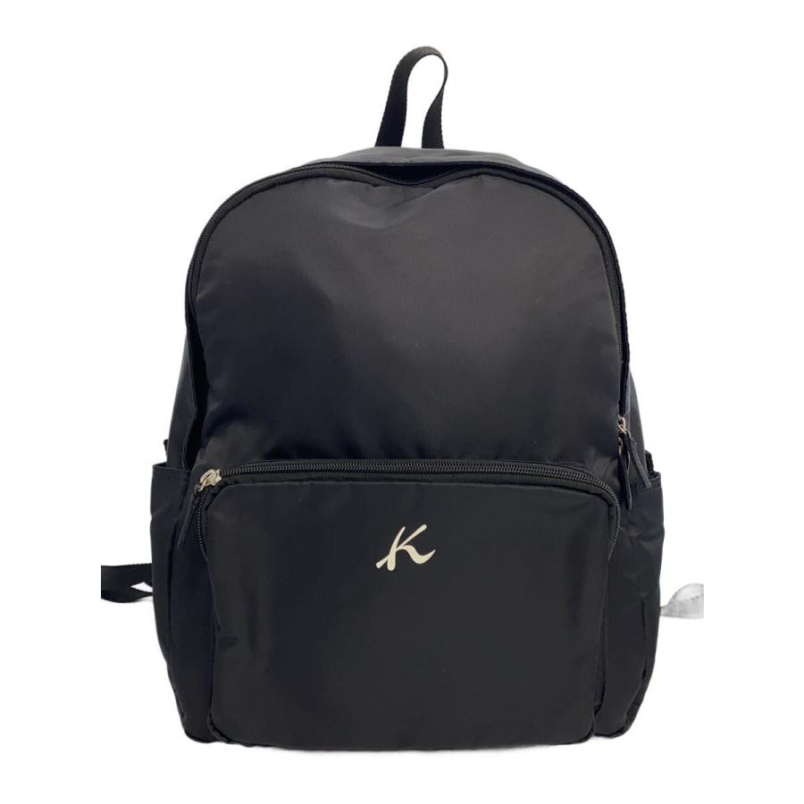 Kitamura◇リュック/ナイロン/ブラック/無地/キタムラ : セカンド