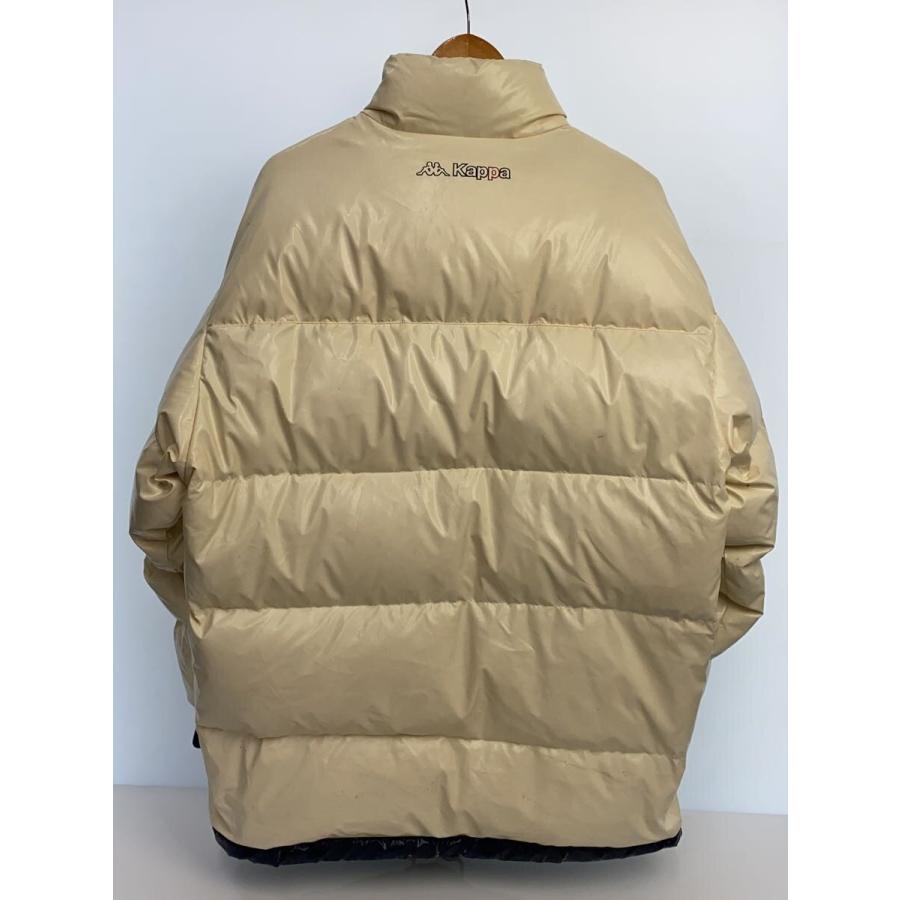 kappa◇ダウンジャケット/O/ポリエステル/ベージュ/c-tk2385/破れ