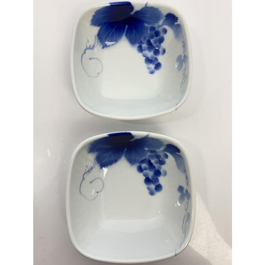 深川製磁◇ブルーワイナリー/楕円皿2点/ボウル型角鉢2点/4点セット