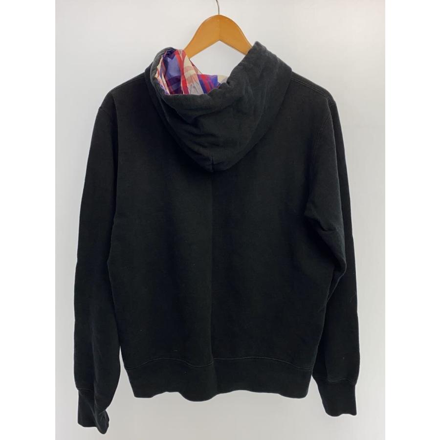 A BATHING APE◇パーカー/L/コットン/ブラック/プリント/使用感有り/ア