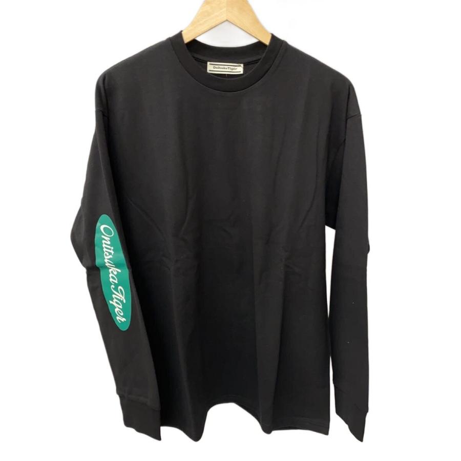 Onitsuka Tiger◇長袖Tシャツ/M/コットン/BLK/2183B306// : セカンド