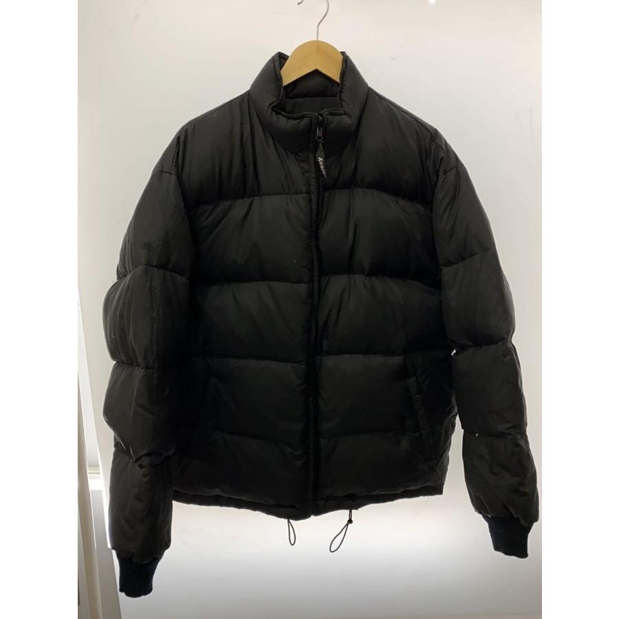 STUSSY◇90s/ダウンジャケット/M/ナイロン/BLK/無地// : セカンド