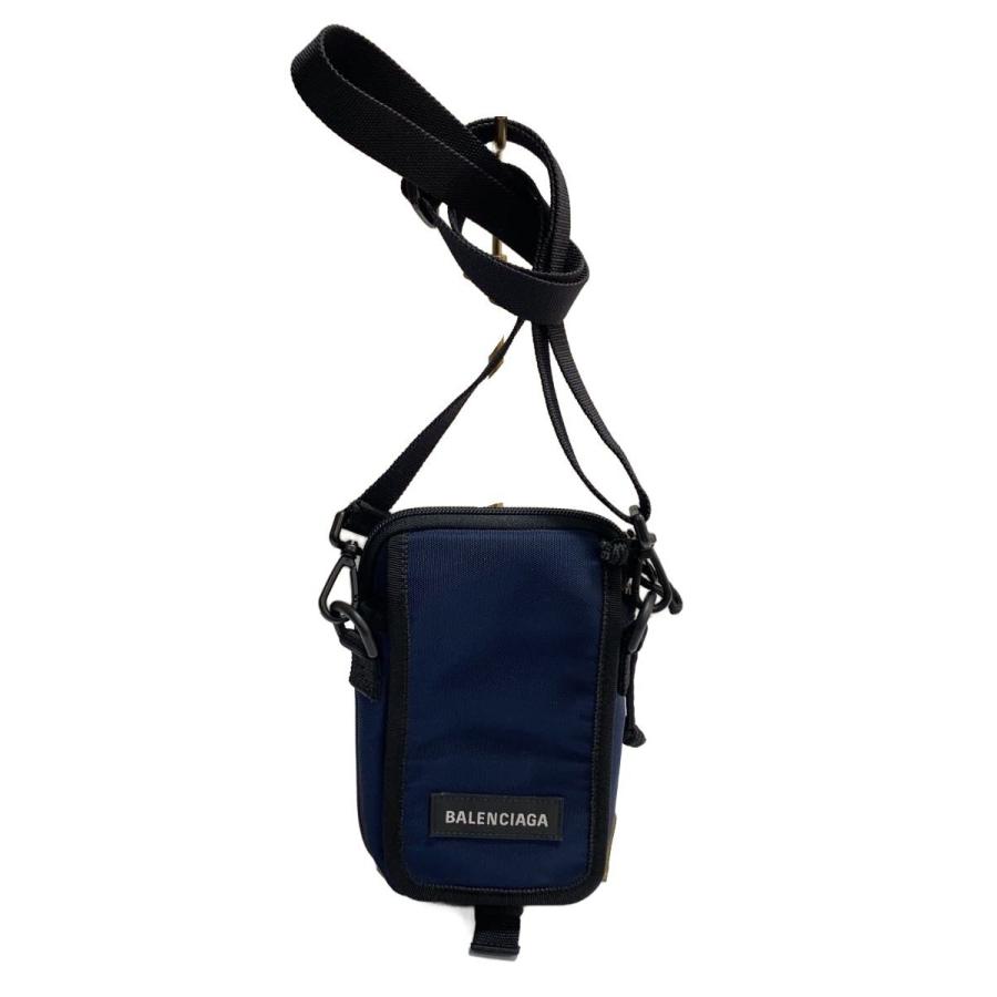 BALENCIAGA◇エクスプローラー/クロスボディバッグ/ナイロン/NVY 