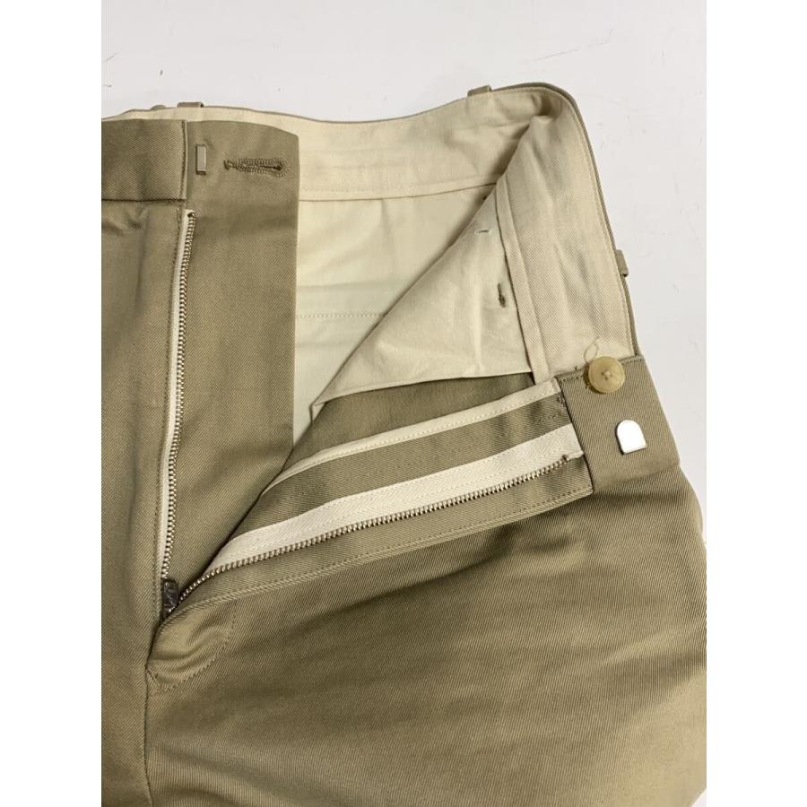 AURALEE◇WASHED FINX CHINO NARROW PANTS/0/コットン/BEG/A25SP06FC