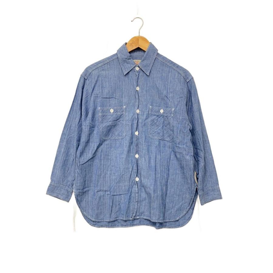 Buzz Rickson’s◆×BEAMS BOY/別注/シャンブレーロングスリーブシャツ/one/ブルー/13-11-1253-086//