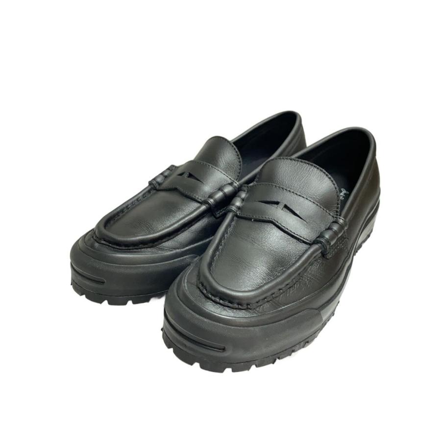 CONVERSE◇JACK PURCELL 1935 LOAFER/29cm/BLK/レザー/1AD043
