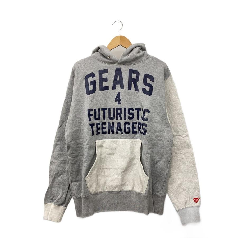 HUMAN MADE◇HEAVYWEIGHT HOODIE/XXL/コットン/GRY/HM24CS025 