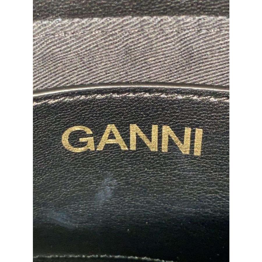 GANNI◆ハンドバッグ/レザー/BLK/A5241//の画像