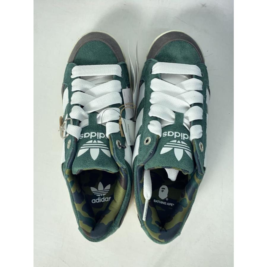 adidas◇LWST BAPE/ローカットスニーカー/27cm/グリーン/スウェード 