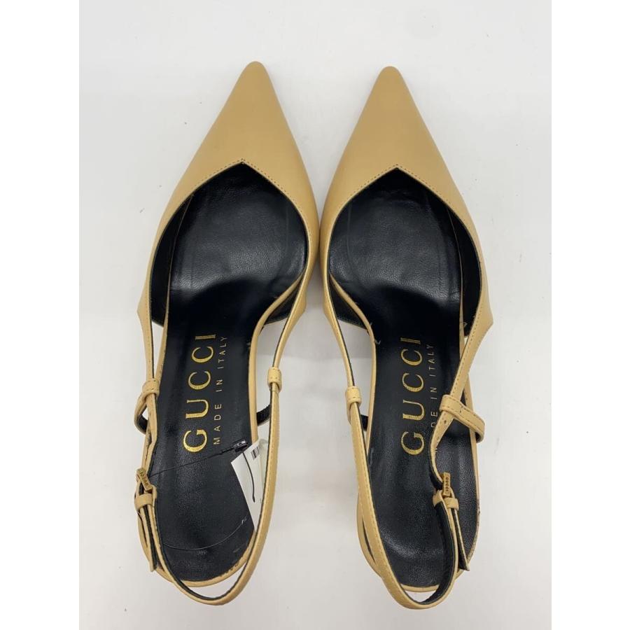 GUCCI◇パンプス/35.5/CML/レザー/762378 : セカンドストリートYahoo
