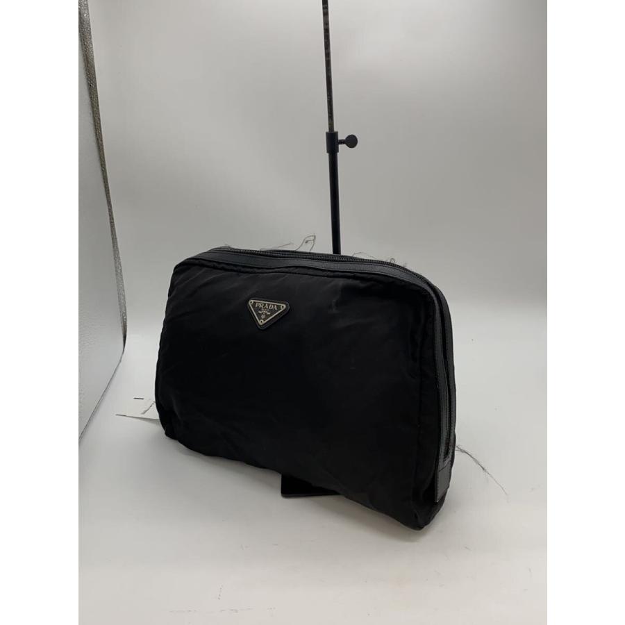 PRADA プラダ ナイロン ポーチ ブラック PRADA◇ポーチ/ナイロン/BLK : セカンドストリートYahoo!店 - 通販