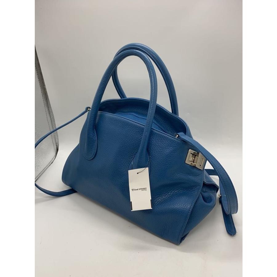 HAMANO◇傳濱野/Retia/2WAY/ショルダーバッグ/レザー/BLU : セカンド