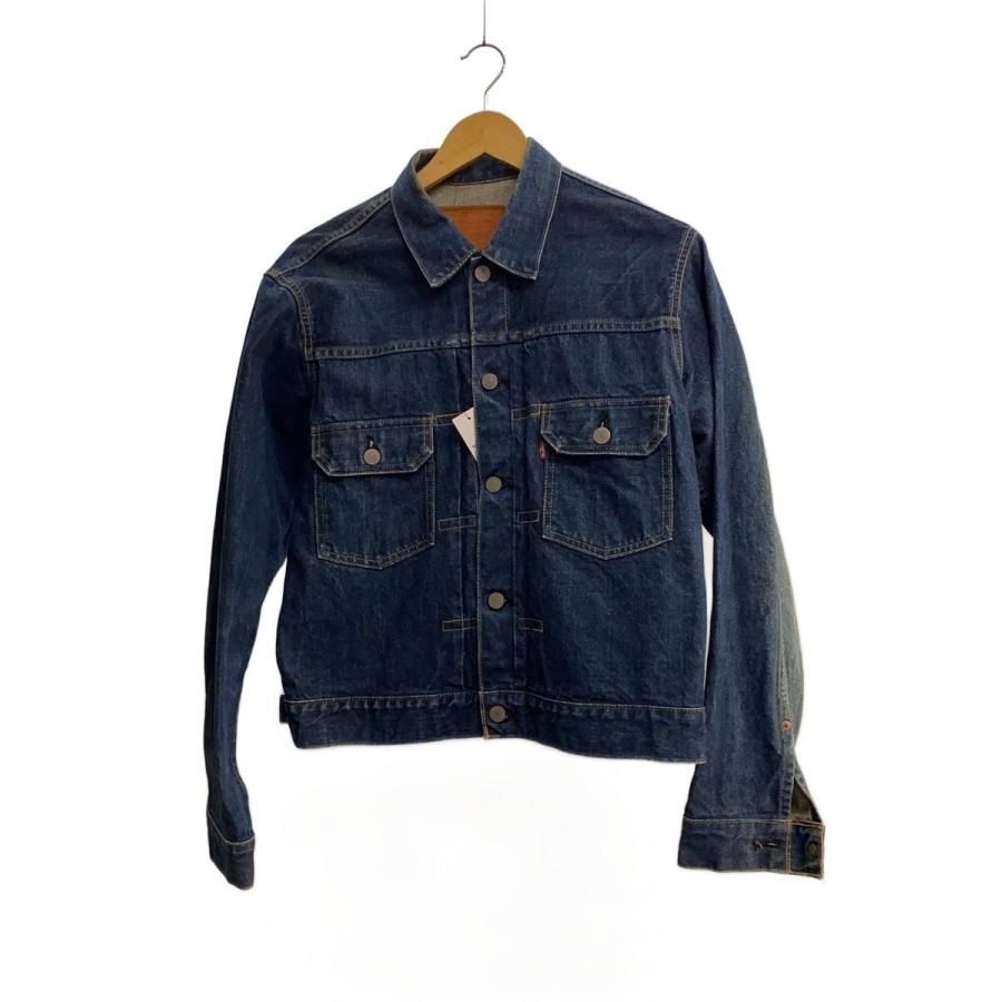 Levi's◇2nd/復刻/日本製/ボタン裏J02/Gジャン/40/コットン/NVY/71507