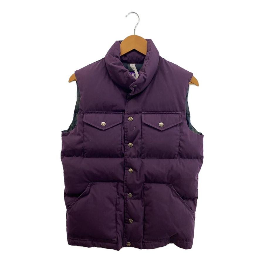 THE NORTH FACE PURPLE LABEL◇ダウンベスト/S/ポリエステル/紫 