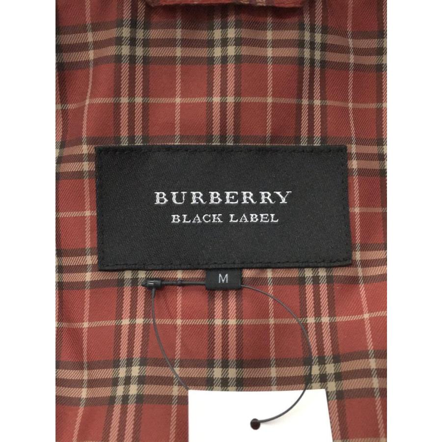 BURBERRY BLACK LABEL◆ダウンジャケット/M/ナイロン/RED/無地/D1F19-617-18｜ssol-shopping｜03