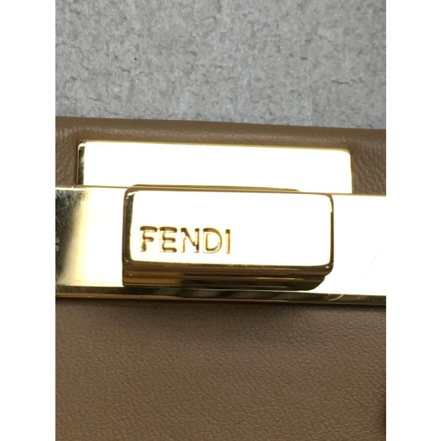 FENDI◇ショルダーバッグ/レザー/ピーカブー/アイコニックミニ FENDI◇ショルダーバッグ/レザー/ピーカブー/アイコニックミニ