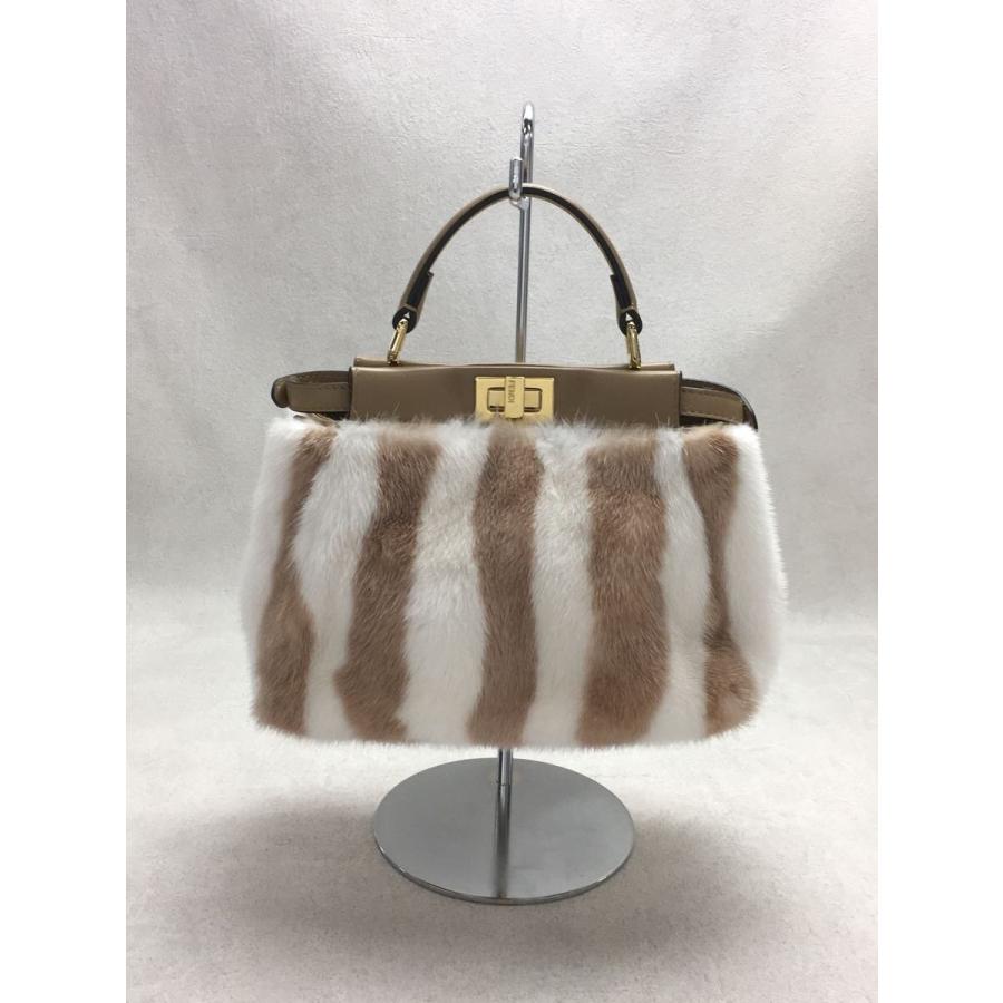 FENDI◇ショルダーバッグ/レザー/ピーカブー/アイコニックミニ FENDI◇ショルダーバッグ/レザー/ピーカブー/アイコニックミニ