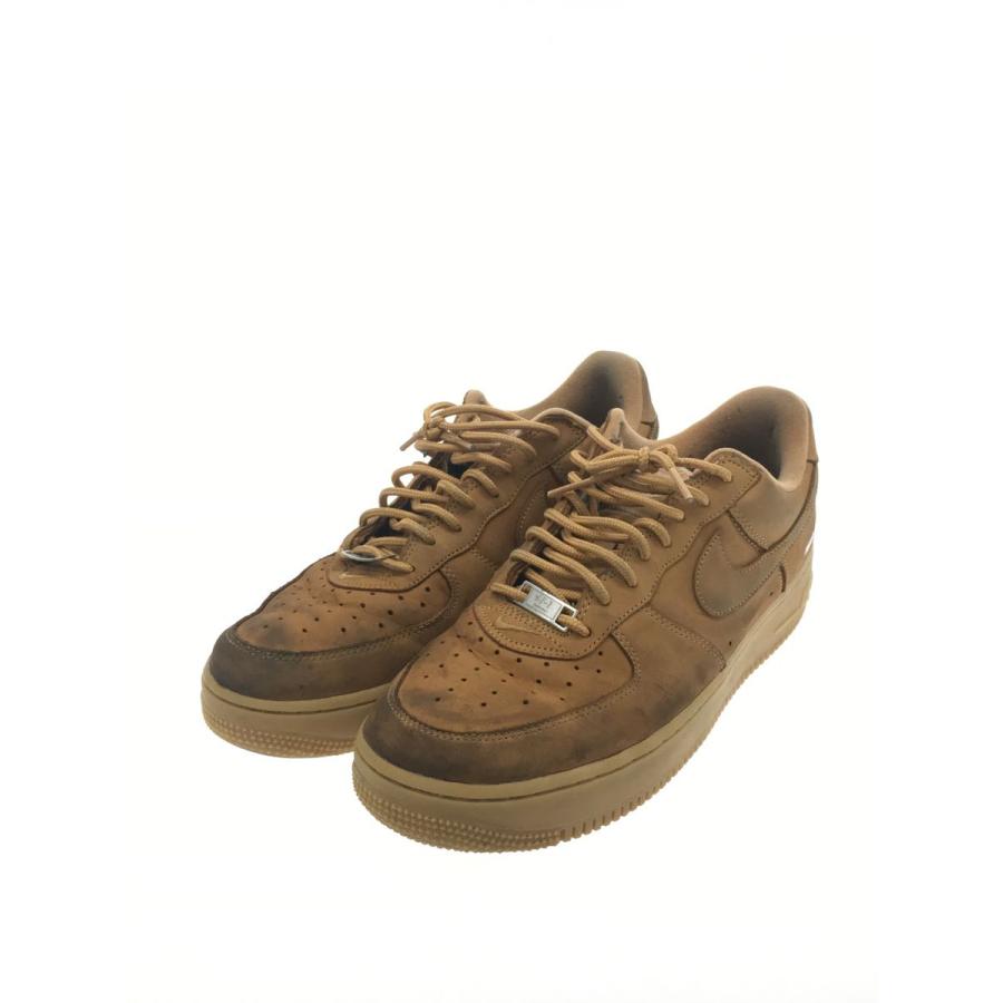 NIKE◆×Supreme/NIKE AIR FORCE 1 LOW FLAX/ローカットスニーカー/27.5cm/BRW