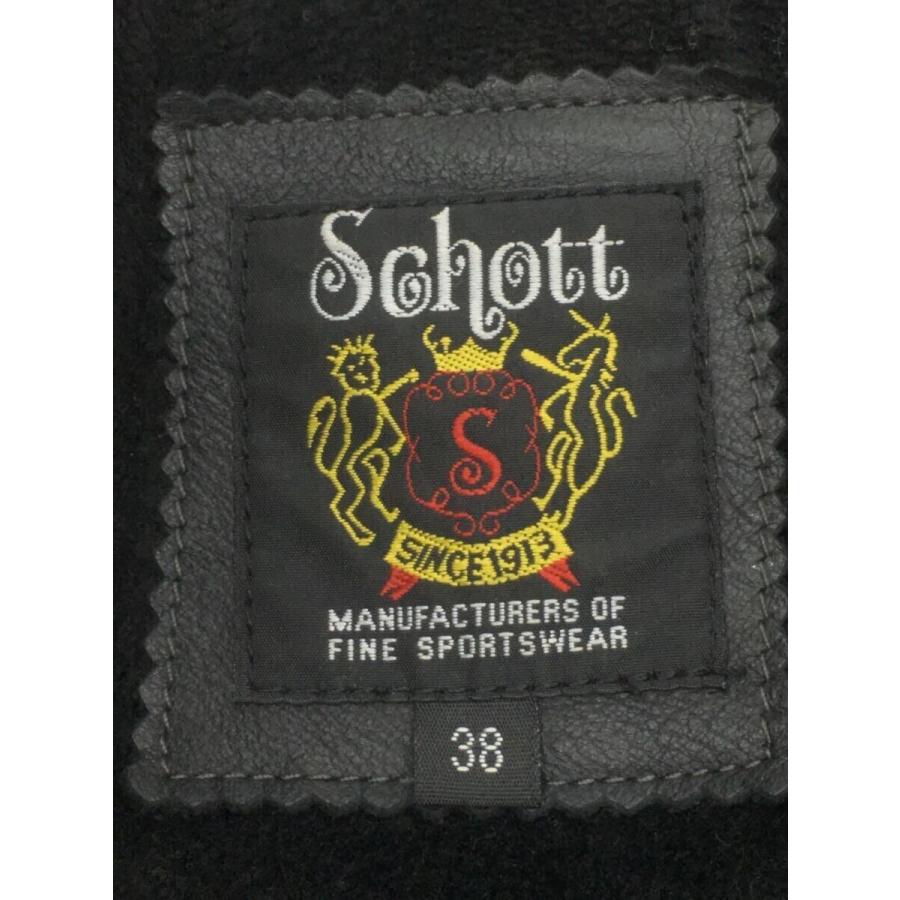 Schott◇カスタム/フルテ/キルテッドパッド/ダブルライダース 